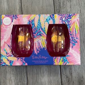 Stemless wine glasses